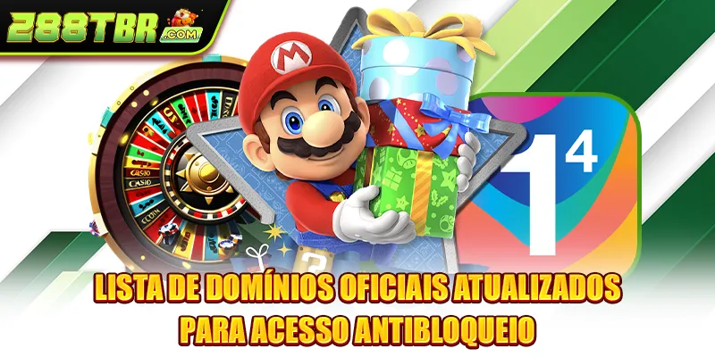 Lista de domínios oficiais atualizados para acesso antibloqueio